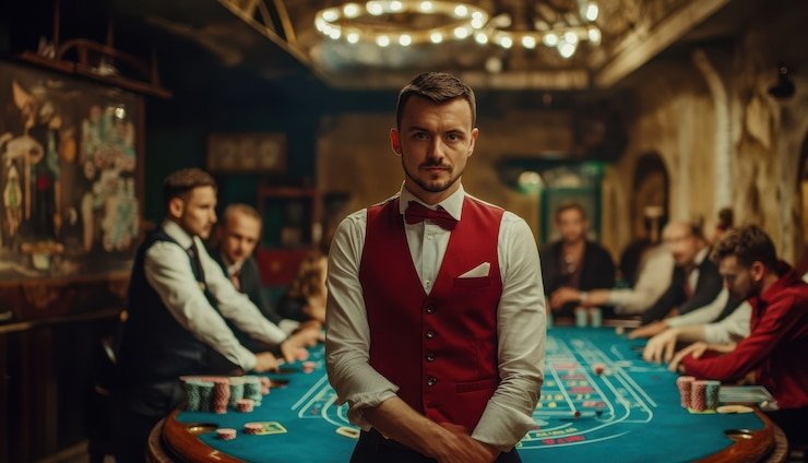 kantorbola slot cash-out interface showing live-dealer table with settlement button